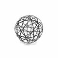 Palacedesigns Metal Wire Decorative Sculpture, Black PA3096830